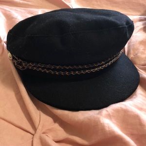 Black Baker Hat